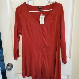 NWT Torrid long sleeve tunic